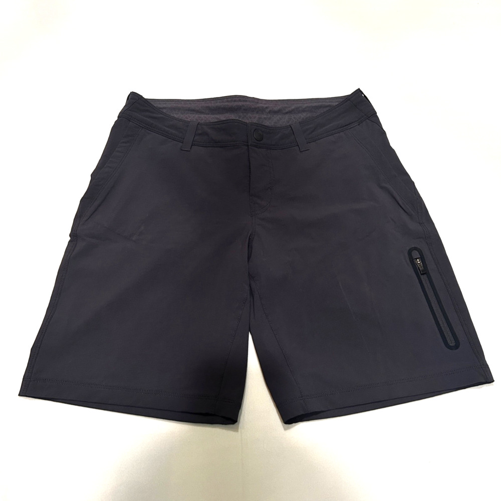 REI Women's hiking shorts, size: 4. Color: Dark Gray, in excellent condition.